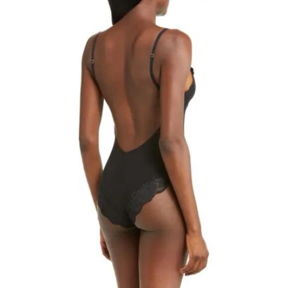 We Are HAH Back Off Bodysuit Noir Size Medium - Picture 3 of 7